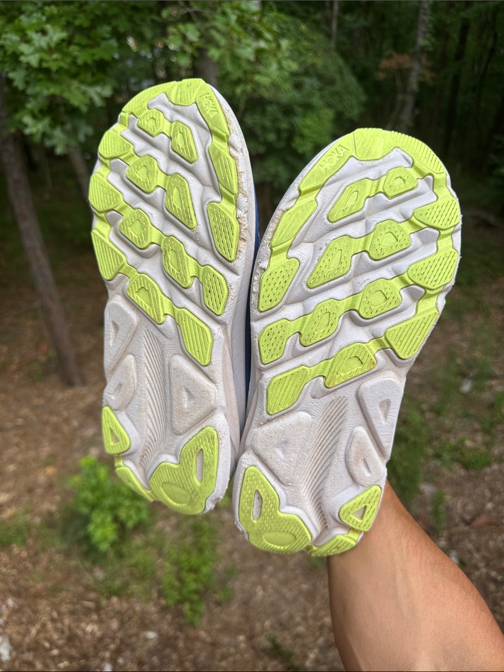 9 HOKA One Clifton 9 Women’s Running Shoes Blue Lime Size 9B - Picture 3 of 15